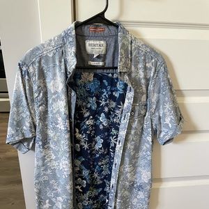 Men’s Floral Button Down